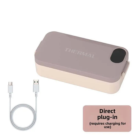 Electric Heated Lunch Box — Rechargeable Portable Food Warmer