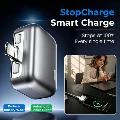 Smart Auto-Detach USB-C Charger — 140W Fast Charging with Battery Protection