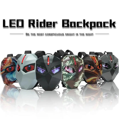 LED Rider Backpack — App-Controlled Programmable LED Face Backpack