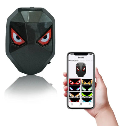 LED Rider Backpack — App-Controlled Programmable LED Face Backpack