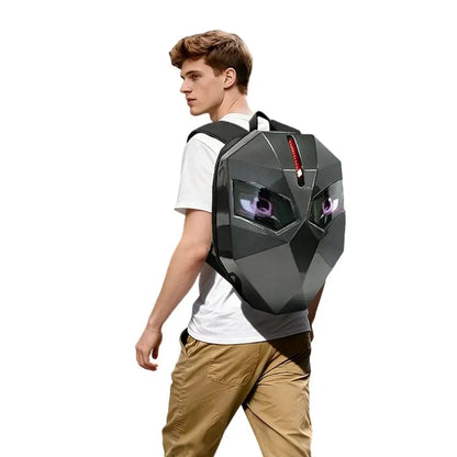 LED Rider Backpack — App-Controlled Programmable LED Face Backpack
