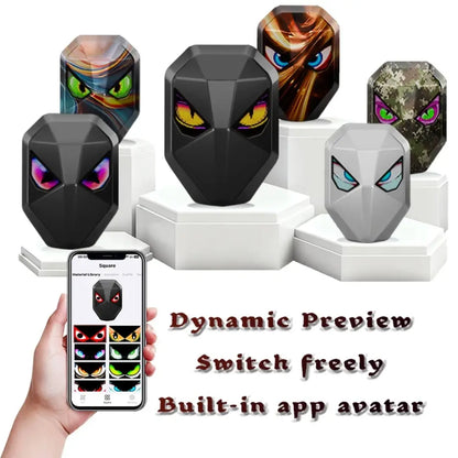 LED Rider Backpack — App-Controlled Programmable LED Face Backpack