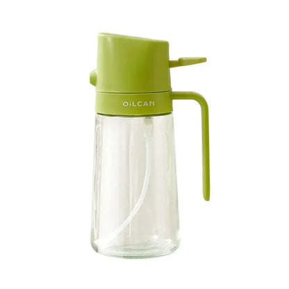 OILCAN 2-in-1 Glass Oil Dispenser Bottle (Pour & Spray)