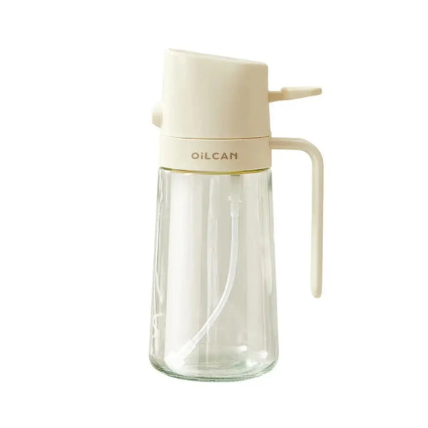 OILCAN 2-in-1 Glass Oil Dispenser Bottle (Pour & Spray)