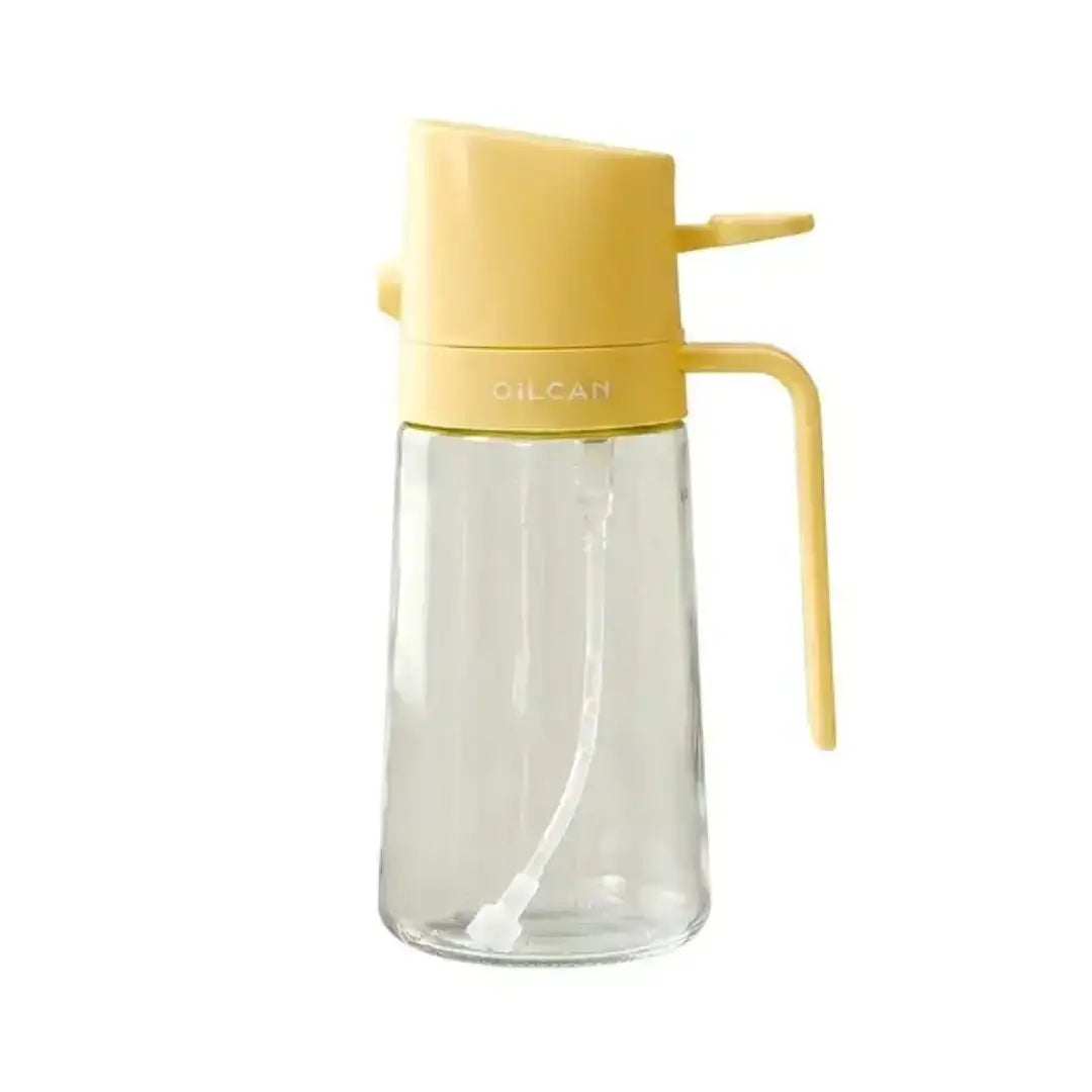 OILCAN 2-in-1 Glass Oil Dispenser Bottle (Pour & Spray)