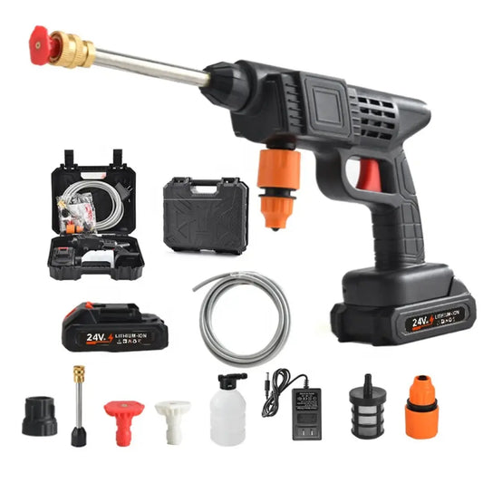Cordless High-Pressure Car Wash Gun — 48V Portable Electric Power Washer